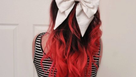Red hair tips: how to choose a shade and color?
