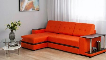 Small corner sofas: types, sizes and secrets of choice
