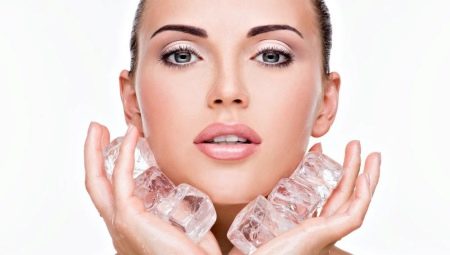 Features of washing with ice