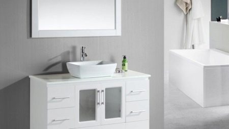 Bathroom sinks: types, sizes, materials and selection