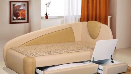 Ottoman with drawers for linen: features and choices