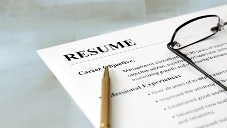 Desired position in resume