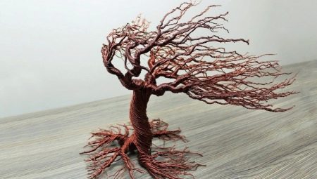 How to make a wood from wire with your own hands?