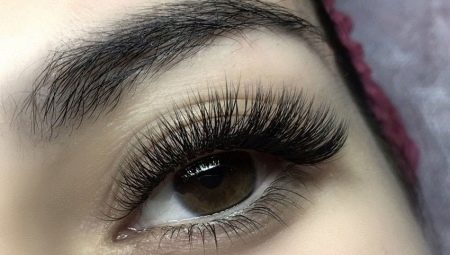 Arrow effect eyelash extensions