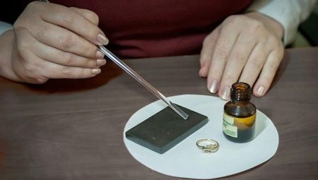 How to test gold with iodine?