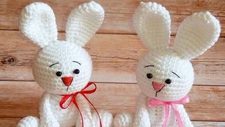 We knit an amigurumi rabbit