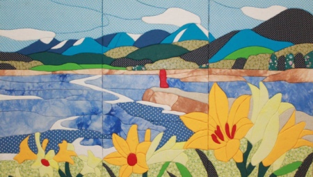 Patchwork style paintings
