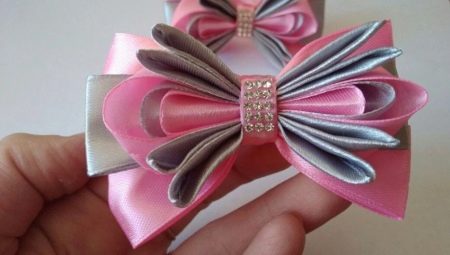 All about small bows using the kanzashi technique