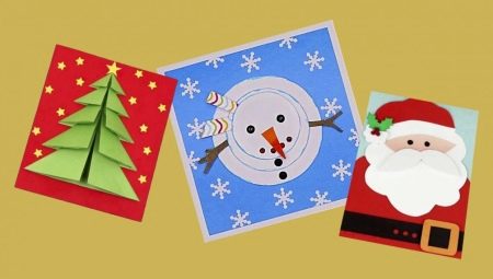 Do-it-yourself Christmas cards for children