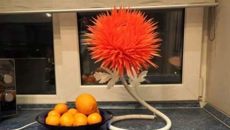 Making a fluffy lamp from Isolon