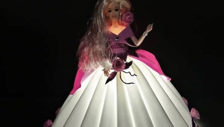 Making a lamp in the form of a doll from Isolon
