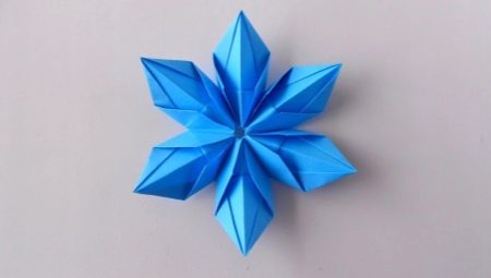 How to make a snowflake using origami technique and what is needed for this?