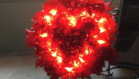 How to make a lamp in the shape of a heart from isolon?