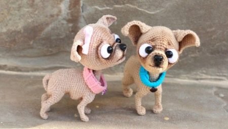 How to tie an amigurumi dog?