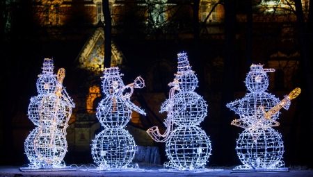 New Year LED figures