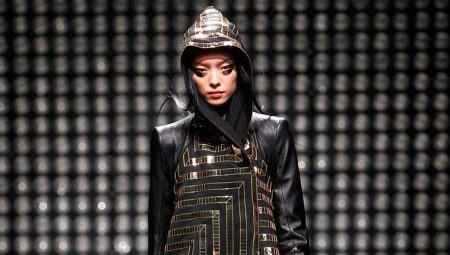 Cyberpunk style in clothes and interiors