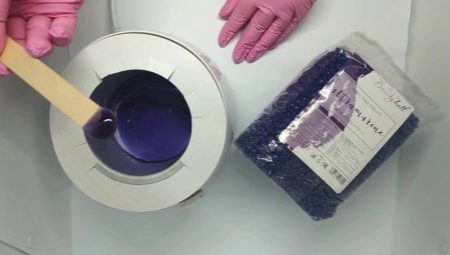 Selection and application of film wax for depilation