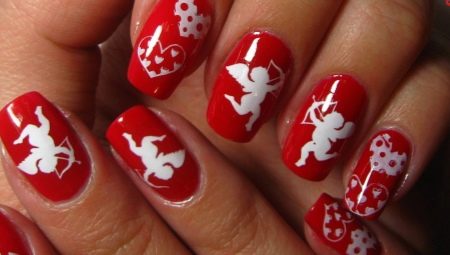 Manicure Design Ideas for February 14