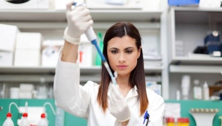 What professions are associated with working in the laboratory?