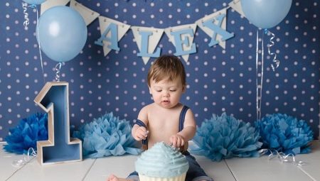 Design options for the birthday of a boy aged 1 year