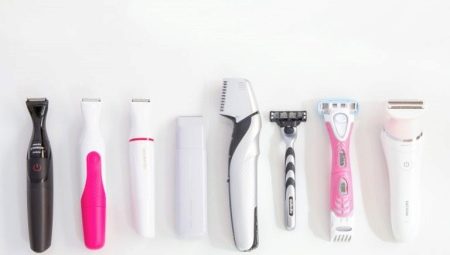 Women's trimmers for the intimate area