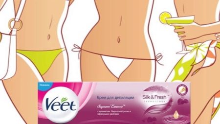 Creams for depilation of intimate areas
