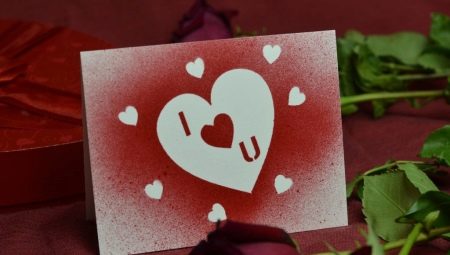 We make valentines with our own hands