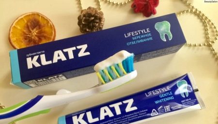 Features of Klatz toothpastes