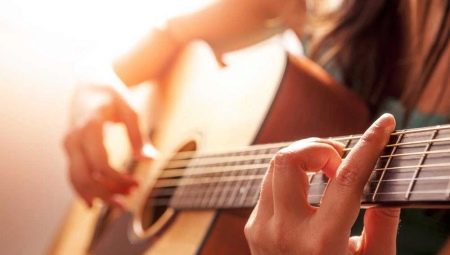 Guitar hand position