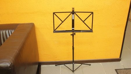 Types of music stands and their choice
