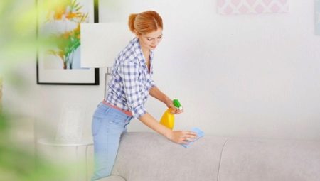 Dry cleaning the sofa with your own hands at home