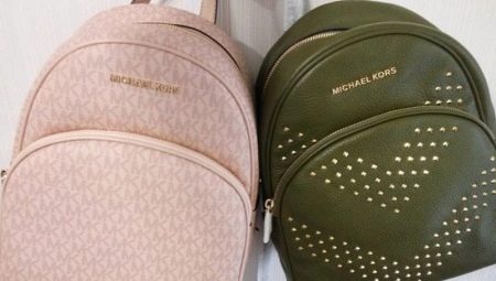 Description of Michael Kors backpacks