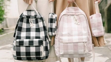 Backpacks in a cage