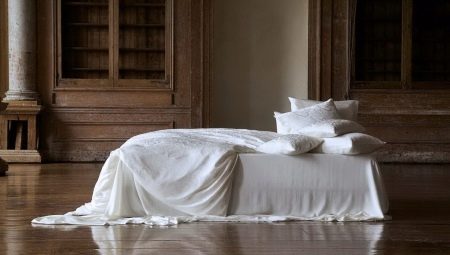 White bed linen