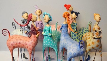 DIY papier-mâché figurines