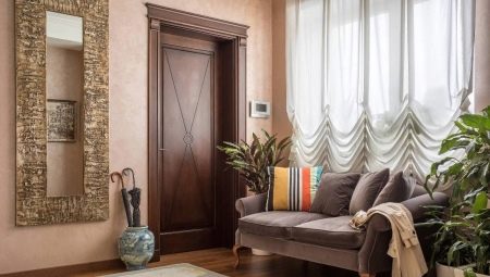 French curtains in the interior