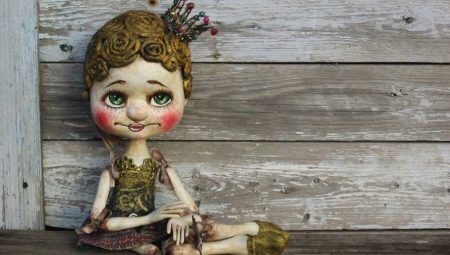 Making papier-mâché dolls
