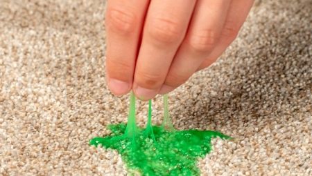 How to remove slime from carpet?