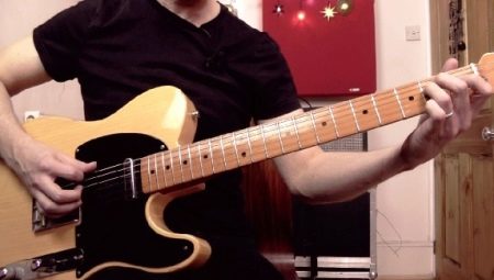Types and schemes of playing guitar busting