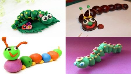 How to make plasticine caterpillars?