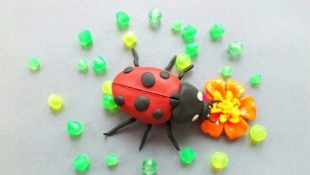 How can you mold a ladybug from plasticine?