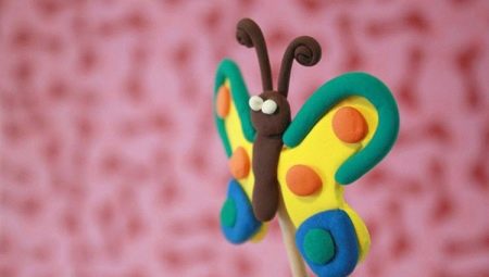 How to make a plasticine butterfly?