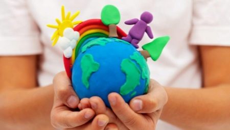 How to make a model of the Earth from plasticine?