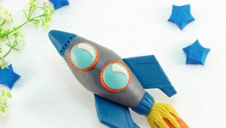 How to make a plasticine rocket?