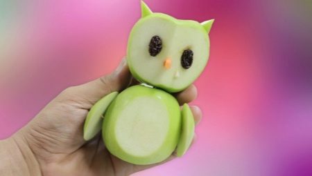 Comment faire une chouette avec des pommes ?