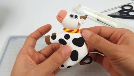 How to mold a cow from plasticine?