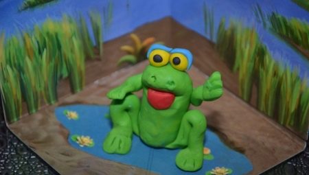 How to mold a plasticine frog?