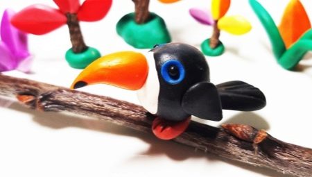 How to mold a bird from plasticine?