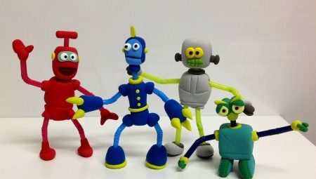 How to mold a robot from plasticine?