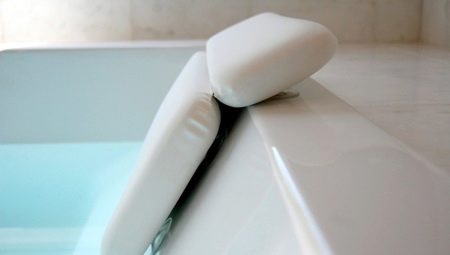 How to choose and care for a bath pillow?